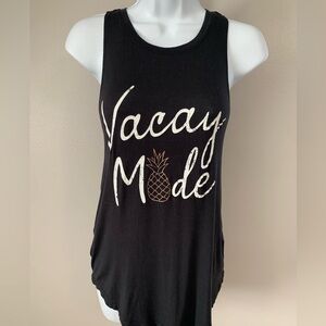 Maurices Black Casual Tank Top